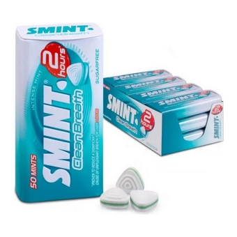 Smint - Clean Breath Intense Mint - 12x 50 stuks