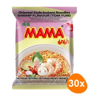 Mama - Instant Noedels Garnalen (Tom Yum) - 30 zakjes