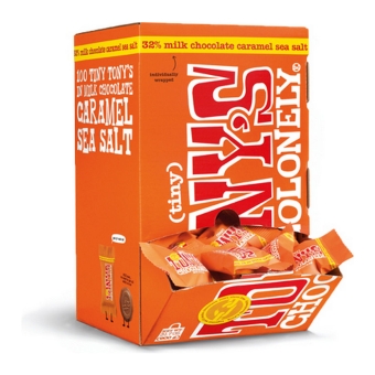 Tony's Chocolonely - Tiny Tony's Melk Karamel Zeezout - 900g