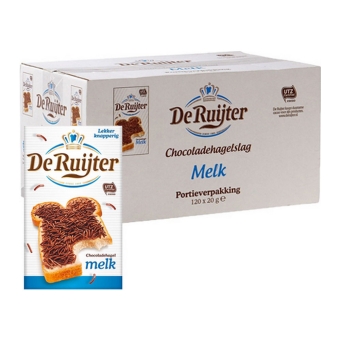 De Ruijter - Chocoladehagel melk - 120x 20g