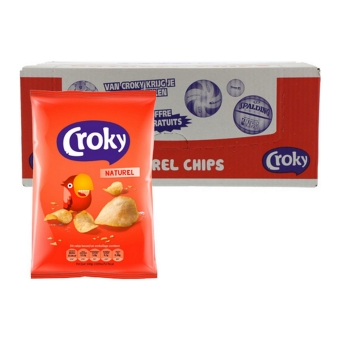 Croky - Naturel Chips - 20 Minizakjes