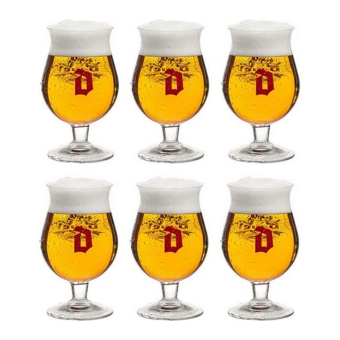 Duvel - Bierglas 330ml - 6 stuks