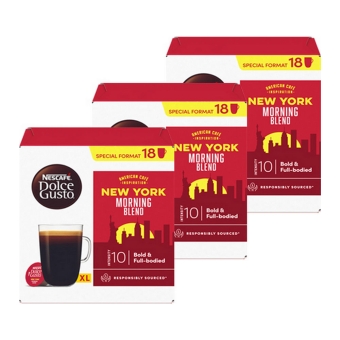 Dolce Gusto - New York Morning blend - 3x 18 Capsules