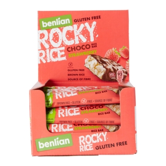 Benlian - Rocky Rice Choco Strawberry - 20 Repen