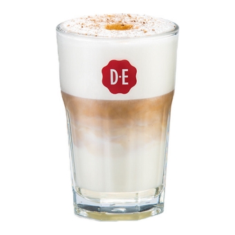 Douwe Egberts - Glas "Latte Macchiato" 295ml - 12 stuks