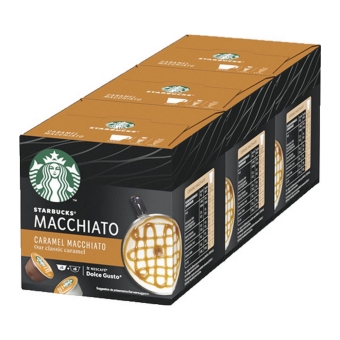 Starbucks - Caramel Macchiato by Nescafé Dolce Gusto - 3x 12 Capsules