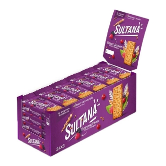 Sultana - Fruit Biscuit Bosvruchten - 24x 3 stuks