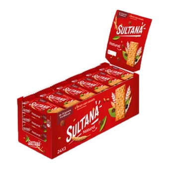 Sultana - Fruit Biscuit Naturel - 24x 3 stuks