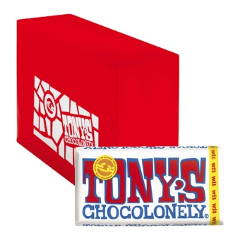Tony's Chocolonely - Wit - 15x 180g