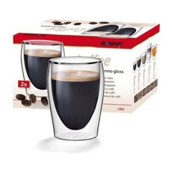 Scanpart - Koffie thermoglazen - 2x17,5cl