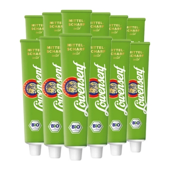 Löwensenf - Medium Scherp (Mild) BIO - 12x 200ml
