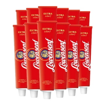 Löwensenf - Mosterd Extra scherp - 12x 200ml 