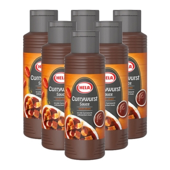 Hela - Curryworst saus - 6x 300ml