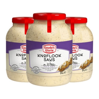 Gouda's Glorie - Knoflooksaus - 3x 3 ltr