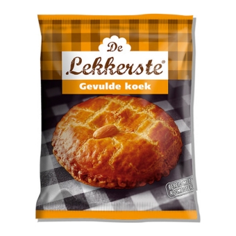 De Lekkerste - Gevulde Koek (met roomboter) - 16x 100g