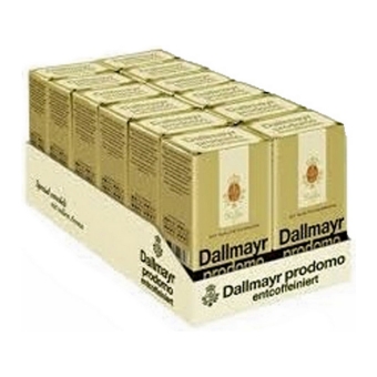 Dallmayr - Prodomo Cafeïnevrij Gemalen koffie - 12x 500g