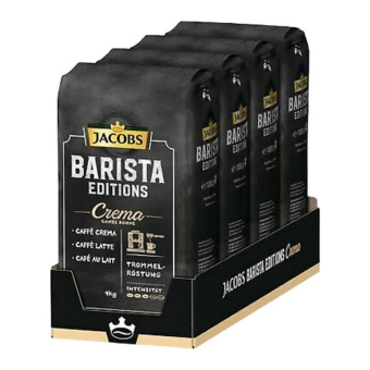 Jacobs - Barista Editions Crema Bonen - 4x 1kg