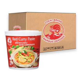 Cock Brand - Rode Currypasta - 24x 400g
