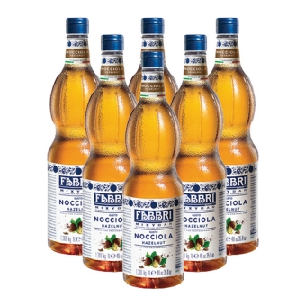 Fabbri - Mixybar Hazelnoot Siroop - 6x 1ltr
