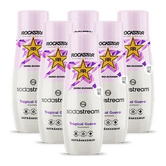 Sodastream - Rockstar Tropical Guava Zero Siroop - 6x 440ml