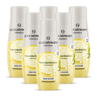 SodaStream - Vlierbloesem Suikervrij Siroop - 6x 440ml