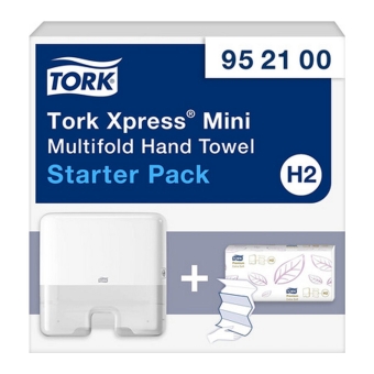 Tork - Handdoek Xpress Mini Dispenser H2 Starterpack (95 21 00)