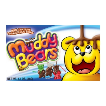 Muddy Bears - Gummyberen omhuld met chocolade - 12x 88g