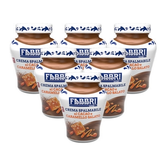 Fabbri  - Cacao en Zoute Karamelpasta - 6x 200g