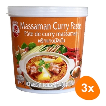 Cock Brand - Matsaman (Massaman) Currypasta - 3x 400g