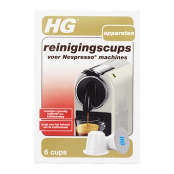 HG - Reinigingscups voor Nespresso ® machines - 6x 6 Capsules
