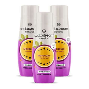 SodaStream - Passievrucht Suikervrij Siroop - 3x 440ml