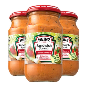Heinz - Sandwich Spread Tomaat Lente-ui - 3x 303g
