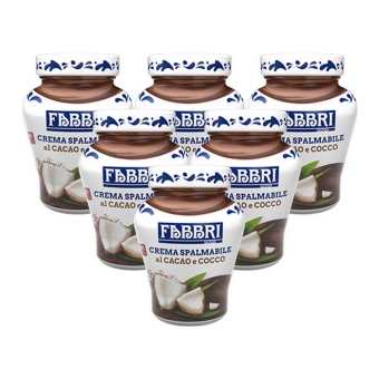 Fabbri  - Cacao en Kokospasta - 6x 200g