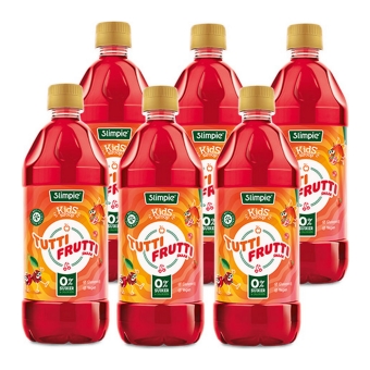 Slimpie - Tutti Frutti Kids Siroop - 6x 580ml