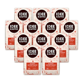 Idee Kaffee - Cafeïnevrij Gemalen Koffie - 12x 500g