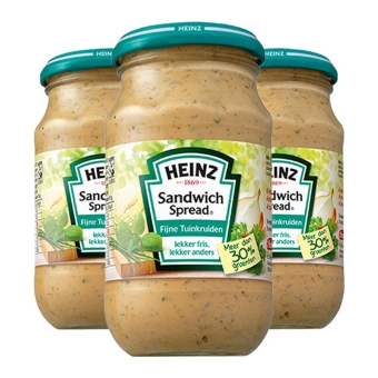 Heinz - Sandwich Spread Fijne Tuinkruiden - 3x 300g