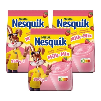 Nesquik - Milk-Mix Aarbei - 3x 350g