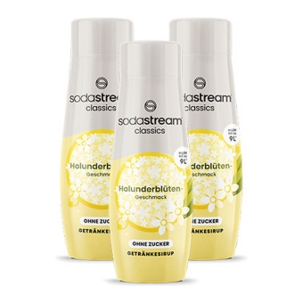 SodaStream - Vlierbloesem Suikervrij Siroop - 3x 440ml