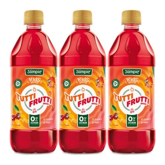 Slimpie - Tutti Frutti Kids Siroop - 3x 580ml