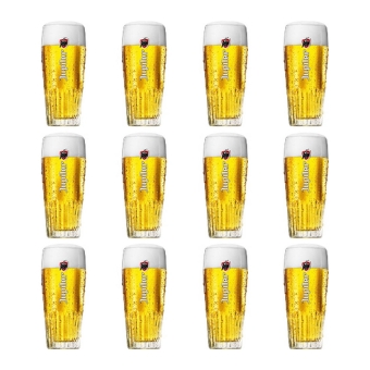 Jupiler - Bierglas 250ml - 12 stuks