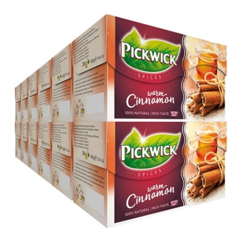 Pickwick - Spices Warm Cinnamon zwarte thee - 12x 20 zakjes