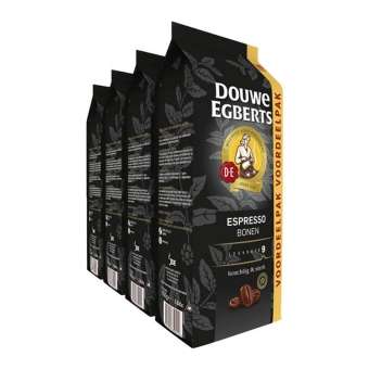 Douwe Egberts - Espresso Bonen - 4x 1kg