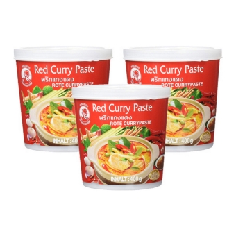 Cock Brand - Rode Currypasta - 3x 400g