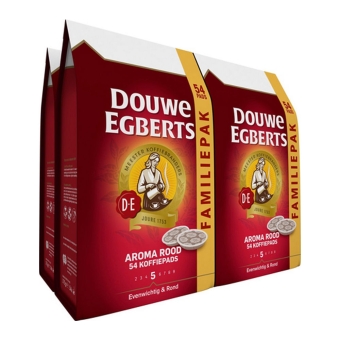 Douwe Egbert - Aroma Rood - 4x 54 pads
