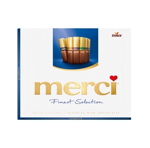 Merci Melkchocolade 250 gr 10 stuks
