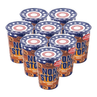 Non Stop! - American Mini Cookies Double Chocolate - 8x 125g