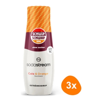 SodaStream - Schwip Schwap Suikervrij Siroop - 3x 440ml