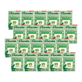 Ricola - Eucalyptus Suikervrij - 20x 50g