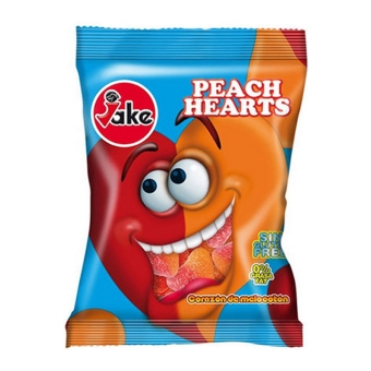Jake - Jelly Mania - Peach Hearts - 18 x 100 gram