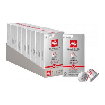 Illy - Classico Lungo Koffiecups - 10x 10 capsules